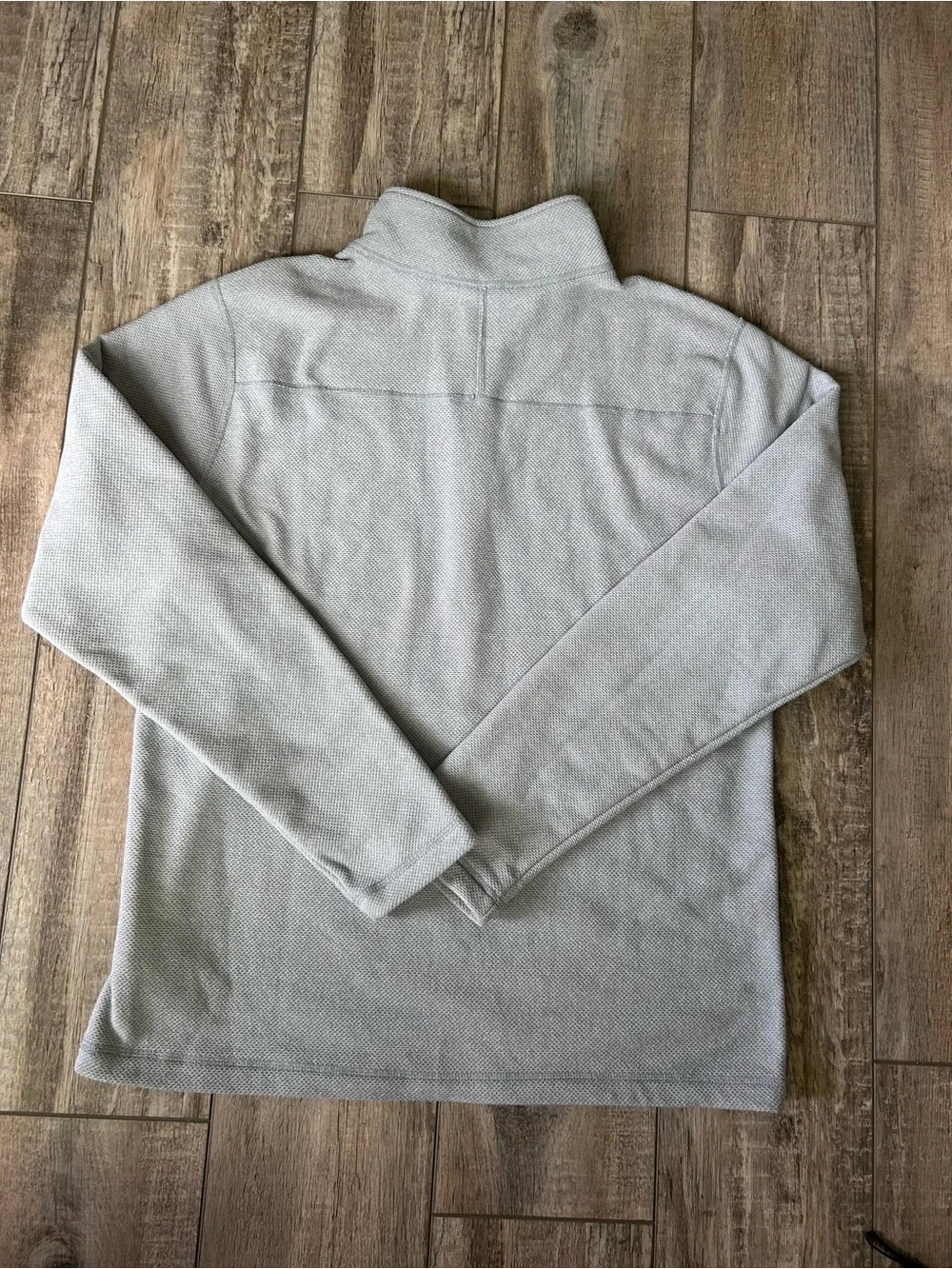 The North Face Textured Cap Rock Sweater Light Grey Men’s Size Large